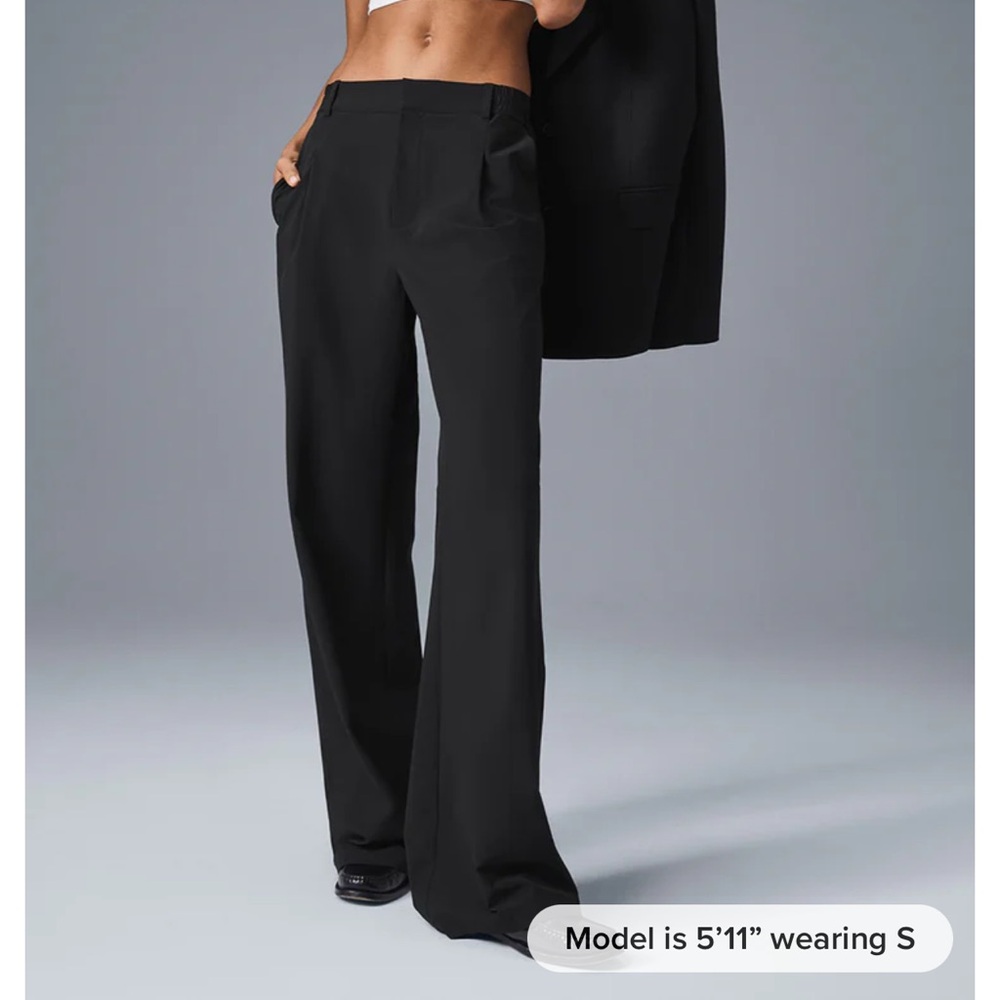ALO Yoga Black Wide Leg Pants